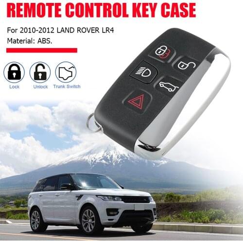 5 Button Key Fob Shell Remote Car Key Fob Case Shell for LAND ROVER Discovery 4 LR4 Range Rover Sport Evoque