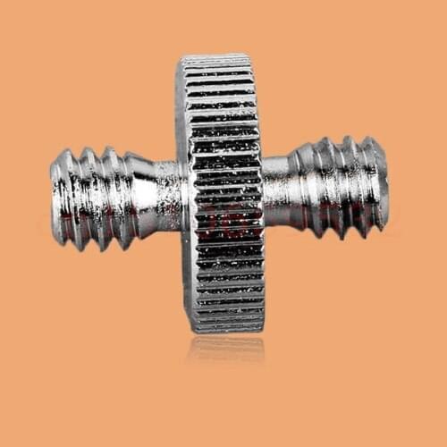 5PCS 1/4" Male Thread to 1/4" Male 1/4-1/4 Thread Double Male Screw Convert Adapter for tripod Light Umbrella Holder