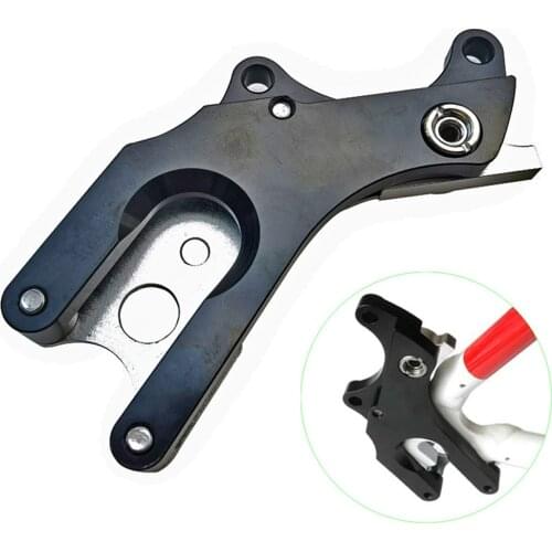 No Disc Brake Fixed Seat Road Bike Disc Brake Adapter Converter Durable Aluminum Alloy Fixed Seat Bicycle Accessories