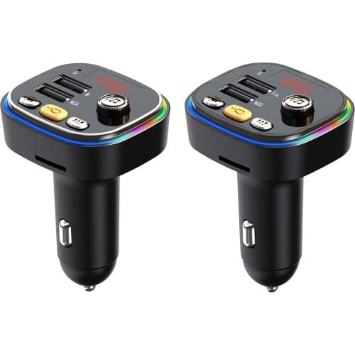 12V-24V Wireless FM Transmitter Auto Radio Adapter Mp3 Music Player For Car Hi-Fi Wireless Radio Adapter Car Electric Judicious