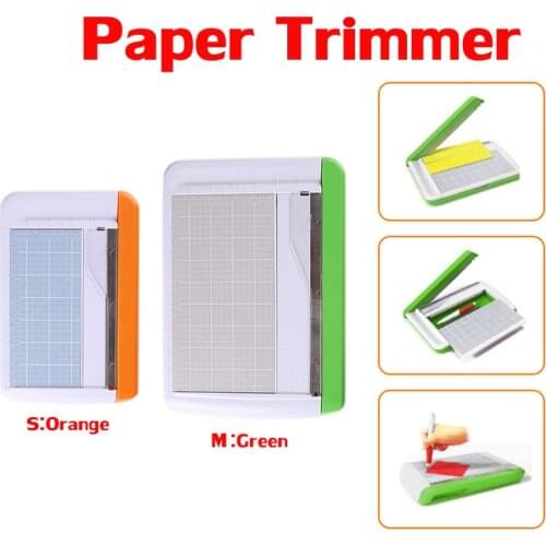 Paper Trimmer Sharp Blade Guillotine with Storage Box for Photo Origami Envelopes Cardstock Cutting Gift Box Creating Tool 2021