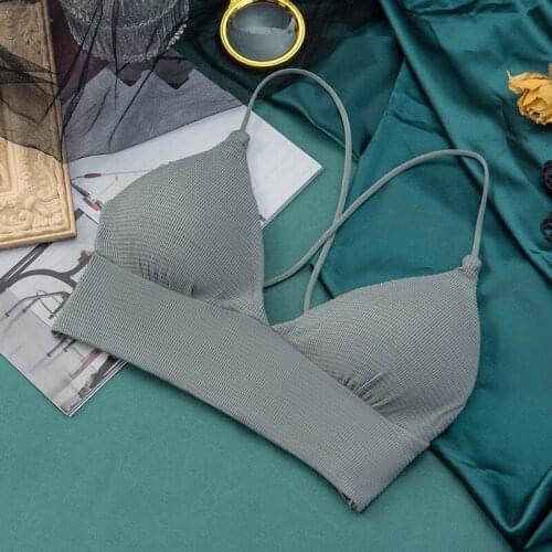 Strapless Bra Bandeau Bralette Womens Tube Top Streetwear Crop Top Summer Solid Top Seamless Underwear Sexy Lingerie Cropped