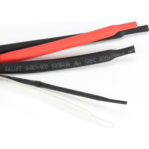 BLACK Heat Shrink Tube 1mm-100mm for DIY Connector Repair RC model Drone airplane car Sleeving Wrap wire