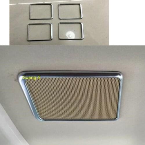 For Toyota Alphard Vellfire 2016 2017 2018 2019 2020 Car ABS Matte Top Audio Roof Speak Sound Sky Light Cover Ring Circle Trim