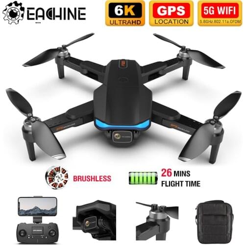 F188 Camera Drone GPS 5G WiFi FPV 6K HD Camera Brushless Foldable 26mins Flight Time 1KM Distance Professional RC Quadcopter Toy