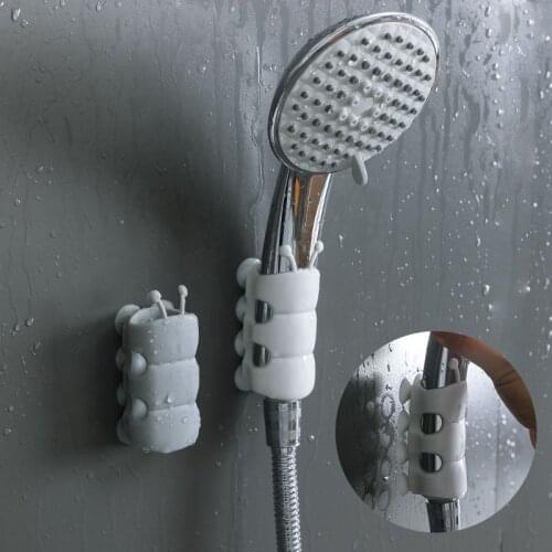 Shower Storage Rack Shower Accessories Water Heater Nozzle Bathroom Punch-Free Shower Suction Cup Fixed Base Frame
