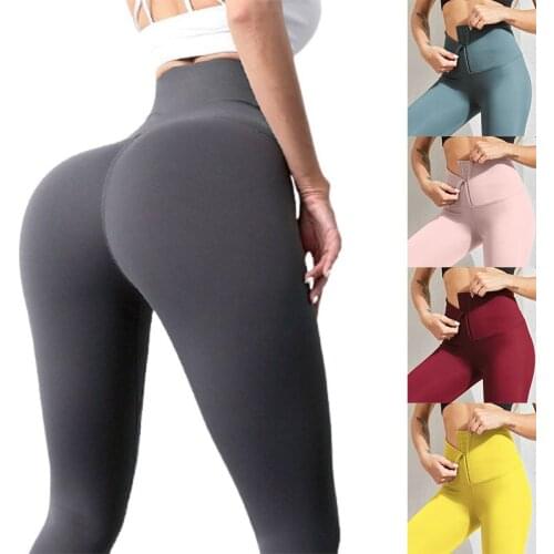 Elastic Yoga Pants High Waist Seamless Women Leggings For Fitness Gym Home Tuck Waist Abdomen Buttocks Sport Leggings