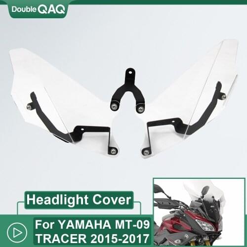 Motorcycle Headlight Guard Protector For Yamaha MT09 Tracer MT-09 Tracer 2015 2016 2017 lampshade Headlight protective cover