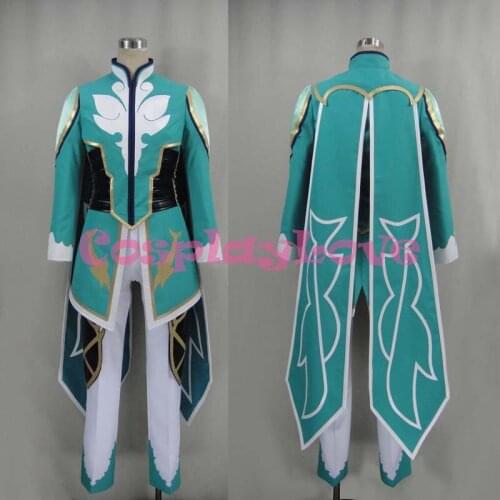 Newest Custom Made High Quality Tales of Zestiria Mikleo Uniform Set Cosplay Costume For Christmas Halloween Festival
