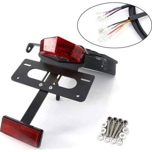 License Plate Holder Bracket Rear Tail Tidy Fit For Triumph Bonneville T100 / SE / SCRAMBLER / THRUXTON Fender Eliminator kit