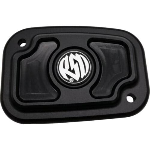 RSD Motorcycle Brake Master Cylinder Cover Black Cover Fits For Harley Touring Electra Glide FLHX Street Glide Road Glide V-Rod