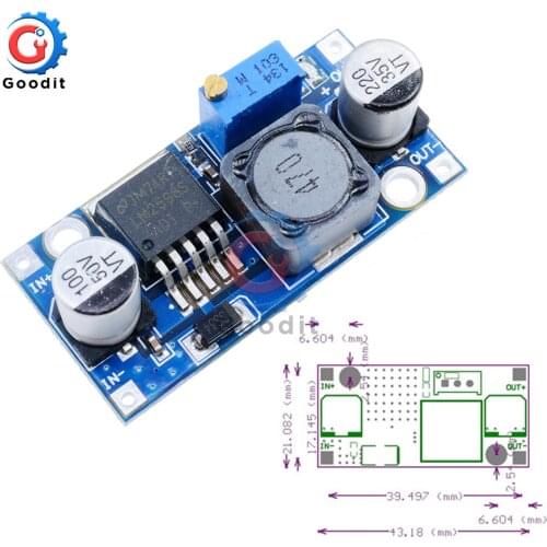 LM2596s DC-DC Step Down power supply module 3A adjustable module LM2596 voltage regulator 24V 12V 5V 3V 4.0-40 to 1.3-37V