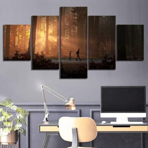 Modular Canvas Painting Home Decor Life Is Strange 2 Game 5 Panel Modern Printed Poster For Living Room Art Framework