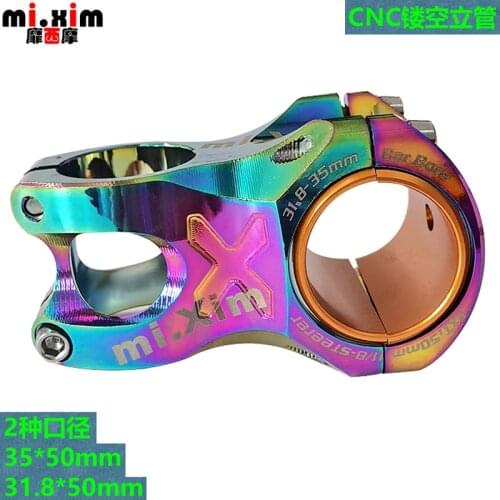 MTB High-Strength Lightweight Bicycle Stem CNC Aluminum Alloy 0 Degree Rise DH AM Enduro For 35mm / 31.8mm Bike Handlebar