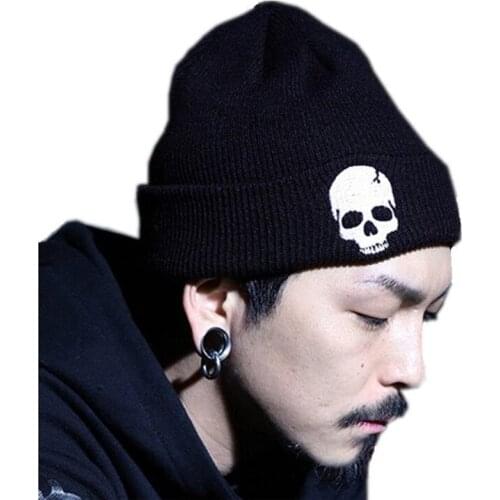 Hot Skull Beanies Mens Hat Winter Hats For Men Women Winter Knit Hat Caps Brand Bonnet Skullies Warm Balaclava Cap Beanie