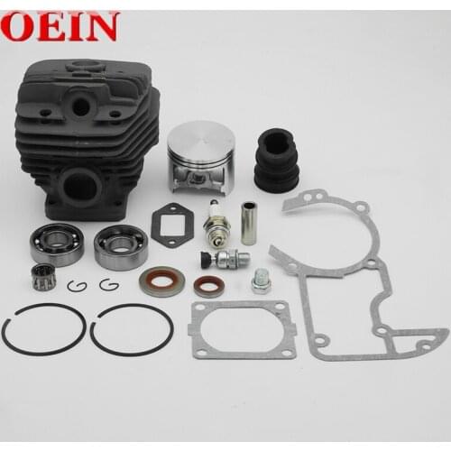 54mm & 56mm Cylinder Piston Manifold Spark Plug Grooved Ball Bearing Kit For Stihl 066 MS660 Garden Chainsaw Spare Parts
