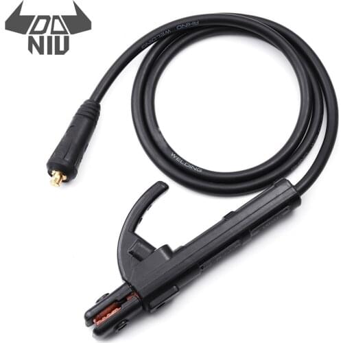 DANIU 300A Groud Welding Earth Clamp Clip Set for MIG TIG ARC Welding Machine 1.5M Cable 10-25 Plug Accessories