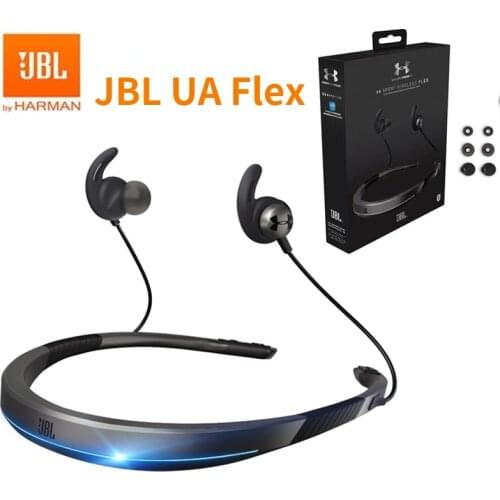 Original JBL UA Flex Wireless Bluetooth Neckband Headphones Waterproof Sports Headset HiFi Deep Bass Music Earphones with Mic
