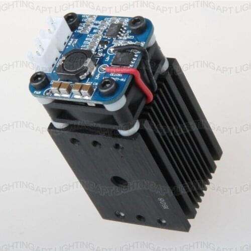 Sahne aydinlatma 2500mw/2.5W 450nm Focusable Adjust blue Module diode laser carve Engraving TTL PWM contr DIY CNC Free glasses