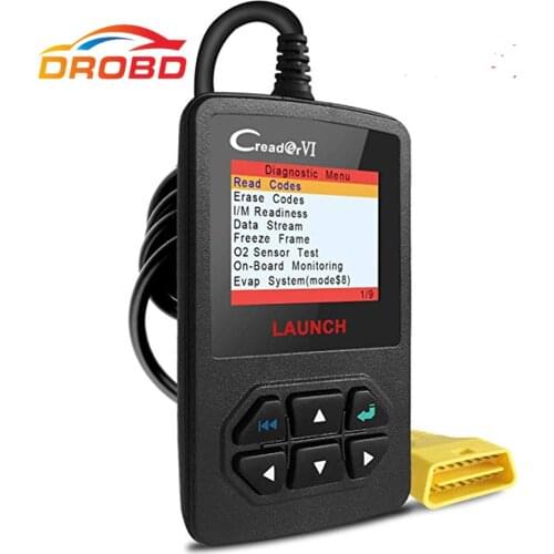 New Launch Code Reader CReader VI6 Full OBDII OBD2 functions Scanner Auto Scan Tool support Update Online