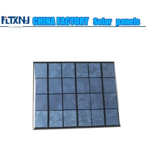 FLTXNY POWER 3.5W Solar Charger Polycrystalline Solar Cell Solar Panel USB Solar Mobile Charger For Power Bank