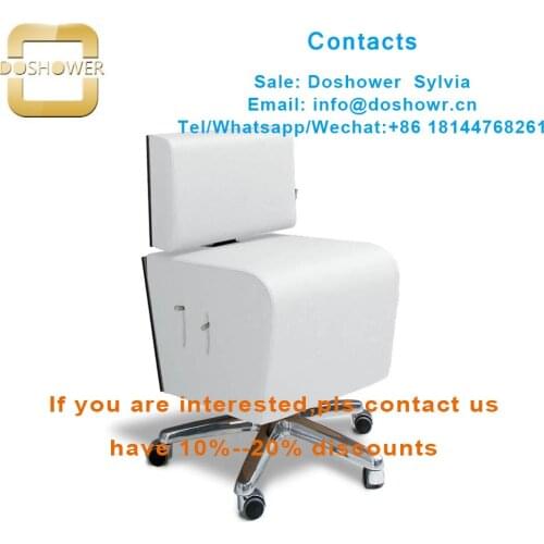 Technician stool chair with manicure customer stool for pedicure stool chair