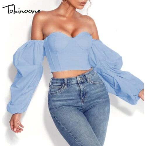 Блузки с рукавом Tobinoone China At AliExpress