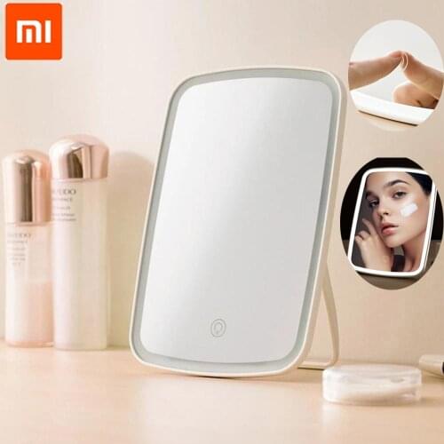 Original Xiaomi Youpin Intelligent portable makeup mirror desktop led light portable folding light mirror dormitory desktop