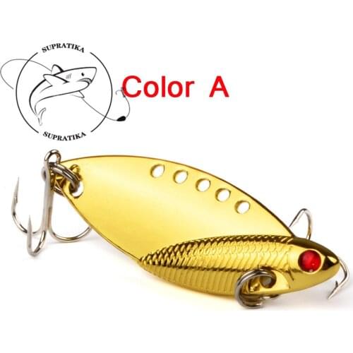 1Pcs 3D Eyes 60cm/11g Artificial Metal Bait VIB Spinnerbait Fishing Lures Treble Hook Crankbait Bass Spoon Wire Baits Tackle