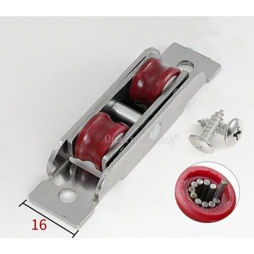 10PCS 88 Plastic Steel Door Window Silent Nylon Pulley Groove Wheel Sliding Door fittings Glass Door Sliding Rollers GF4