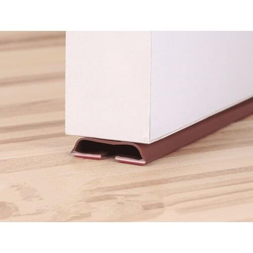 91CM 2pcs Self-adhesive door bottom Sealing Strip Draft Cockroach Insect Stopper Door Bottom Seal Protector