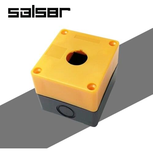 BX1-22 Control Push Button Switch Box 22mm One hole Equipment Urgent suit for Control Emergency Stop Switch Protection (2PCS)