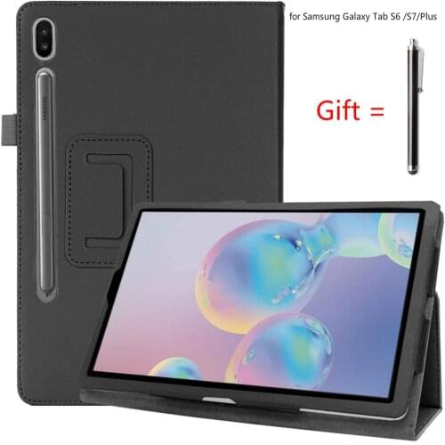 Tablet Case for Samsung Galaxy Tab S6/S7 Plus,Flip Cover for Samsung Tab S6 10.5 2019/S7 11/Plus 12.4 2020 Magnetic Leather Case