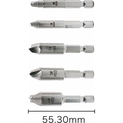 Screw Remover Wood Screw Iron Screw Cutting Tooth Head Out High Speed Steel Wire Breaking Removal Tool