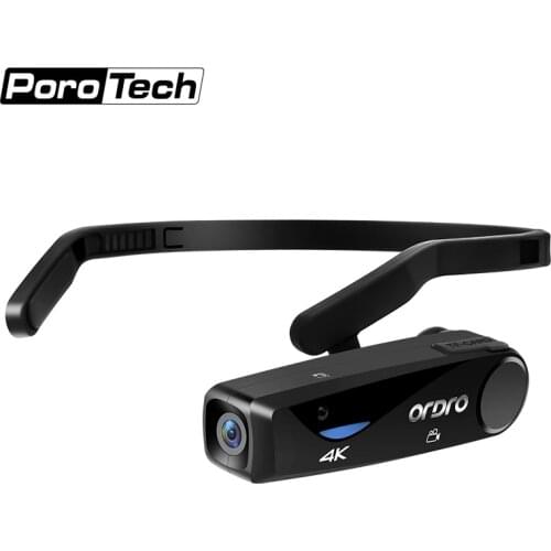 EP6 Head-mounted HD Camera 4K 1080P 60fps Hand Free APP Control 120 Wide Shooting Angle Remote Control Body Camera for Vlog