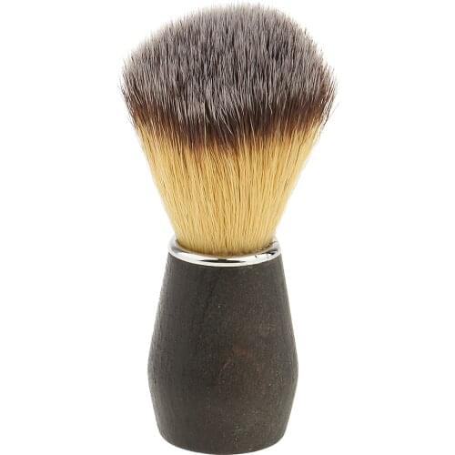 5 Styles Portable Synthetic Soft Nylon Hair Shaving Brush with Wooden Handle Barber Tool