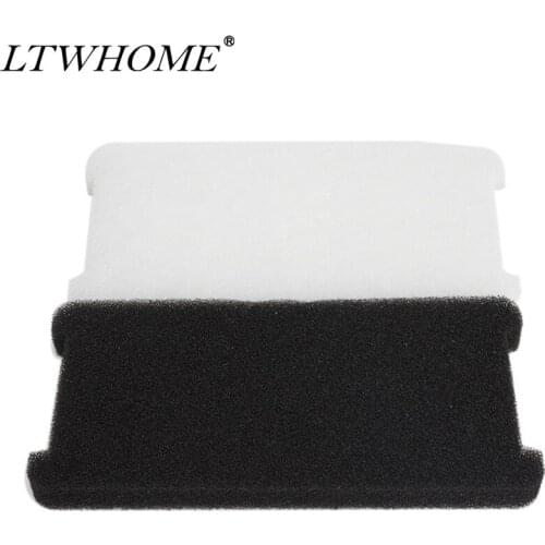LTWHOME Combo Pack of Black foam Poly Pad Replacement Filters Fit for Little Giant FB-PW, Models 566108 New Designed Material