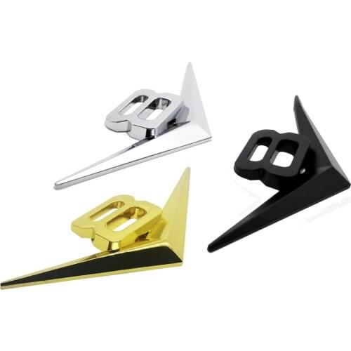 3D Metal Car Sticker Front Side Truck Lid Auto Emblem for Volkswagen Porsche Cayman Audi Toyota Camry BMW Exterior Accessories