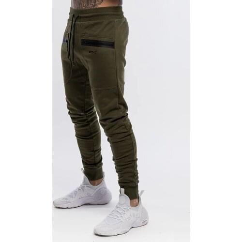 MEN European and American New Fashion Autumn and Winter Casual Sports Fitness Pants Mens Training Running Pants Sweatpants