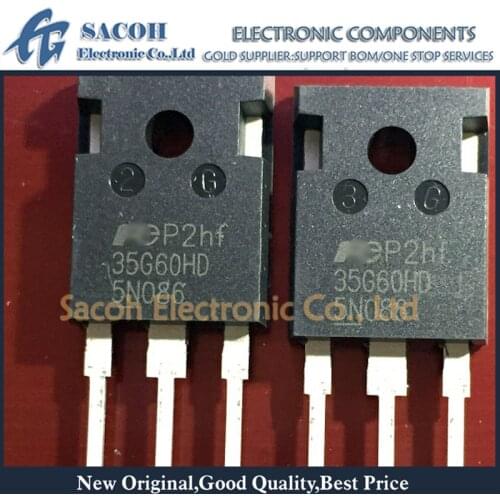 New original 5PCS/Lot FGW35N60HD 35G60HD or FGW35N60H 35G60H 35G60 35N60 TO-247 35A 600V High Speed Discrete IGBT