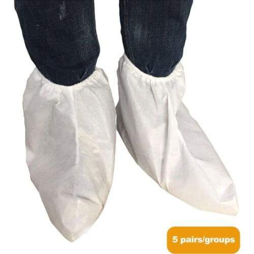 Disposable Waterproof Dust-proof Thickened Anti-static Shoe Cover Non-woven Isolated Foot Cover