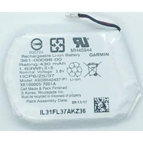ORIGINAL 430mah battery for Garmin fenix 5X batteries