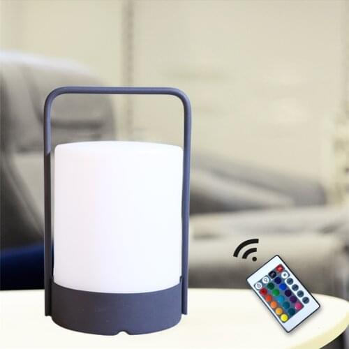 Remote Control Indoor Portable Night Light Desk Lamp Living Room Romantic Bedroom Decoration Street Lamps With USB Charging