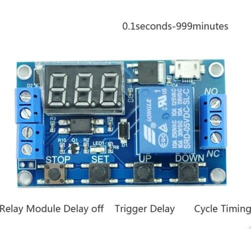 Relay Module Delay off off Trigger Delay Cycle Timing Circuit Switching