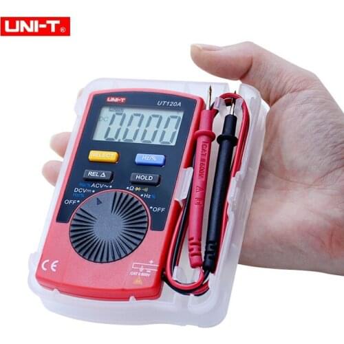 Handheld Digital Multimeters UNI-T UT120A AC/DC Voltage Meters Testers WITH Continuity Buzzer 4000 Count Display Auto Range