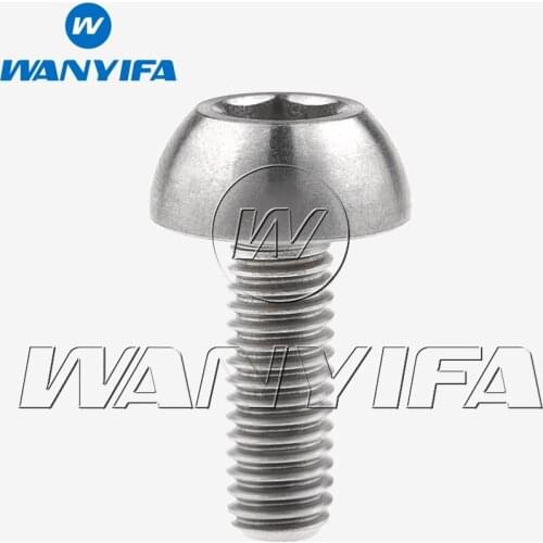 Wanyifa Titanium Ti Bolt M6x17mm Allen Key Head Screw for Motorcycle Honda CBR600 900 1000 RR Front Rotor