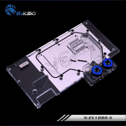 Bykski GPU water cooler compatible for EVGA GTX1080/1070 8G FTW /EVGA GTX1070 Ti FTW Ultra Gaming cooling block N-EV1080-X