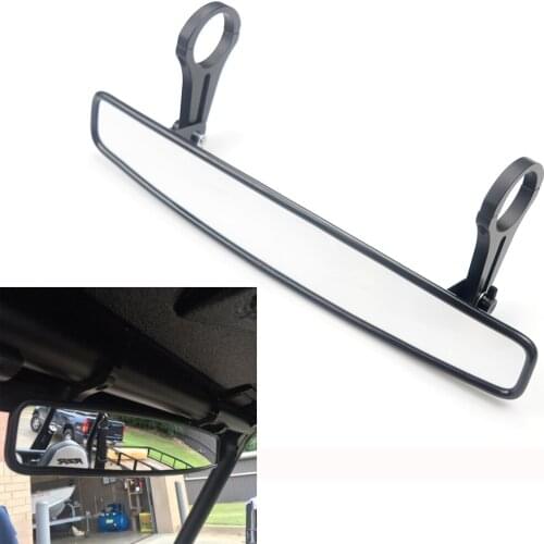 Rear View Convex Mirror UTV Wide Race Offroad Panoramic For Polaris Rangers RZRs 570 800 900 1000 RANGER 400/500/700/800 & RZR