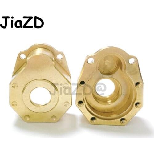 1 Pair Counterweight Knuckle Portal Cover Front/Rear Wheel Hub Case Carrier Outter Shell For Traxxas TRX-4 1/10 RC Car Upgrade