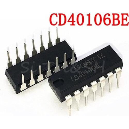 10PCS CD40106BE DIP14 CD40106 DIP 40106BE DIP-14 new and original IC